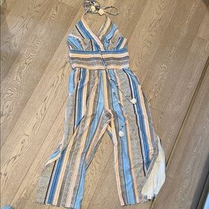 VENUS Vibrant Striped Jumpsuit